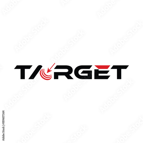 Hit Your Target Achieving Goals Using This Modern Logo Design for Marketing Success and Business Growth with Clear Focus and Precision on White