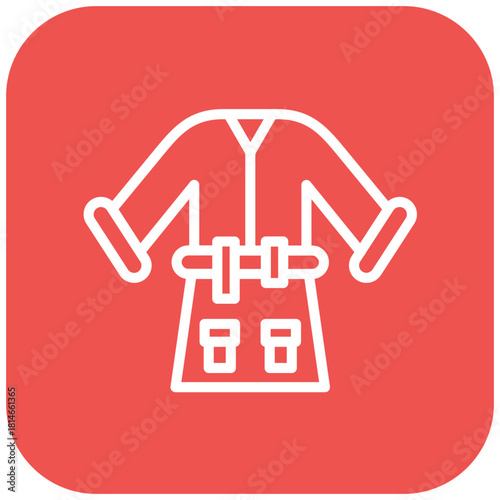 Vector Design Bathrobe Icon Style
