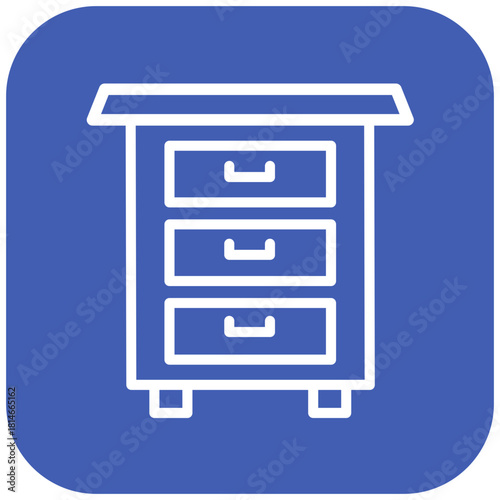 Vector Design Drawers Icon Style