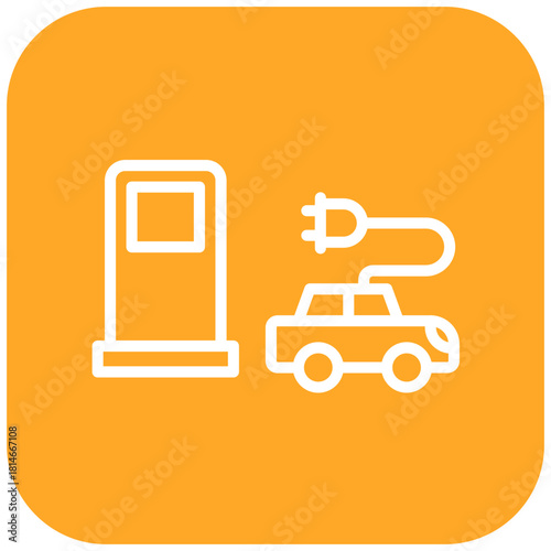 Vector Design Electric Station Icon Style