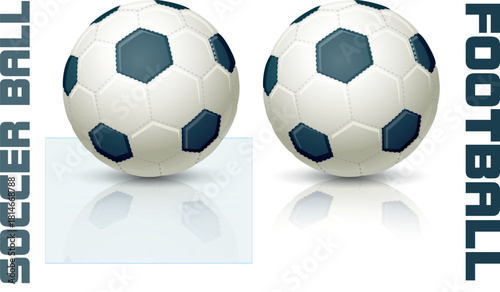 soccer ball, Football isolated on white Background, leather soccer ball, Soccer ball illustration for the web.