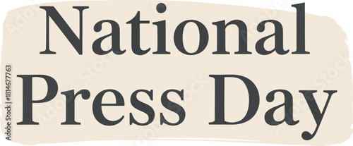 National press day headline