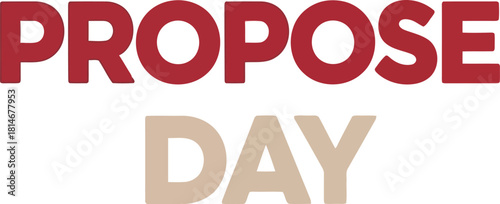 Propose day text art