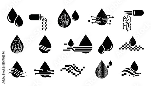 Digital Water Drops - Technology and Innovation in Fluid Dynamics.