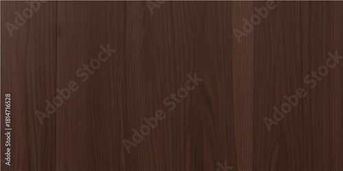 Natural dark brown seamless hardwood plank surface texture background