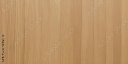Vector illustration of a natural brown wooden texture background for plank flooring or wall panel design