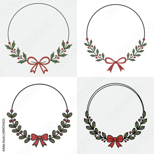 Vector hearts and flowers decorative frame with floral leaves and love elements for holiday and spring design