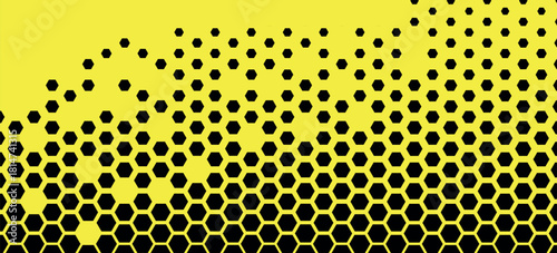 Black and yellow abstract background. Original style. Abstract grunge