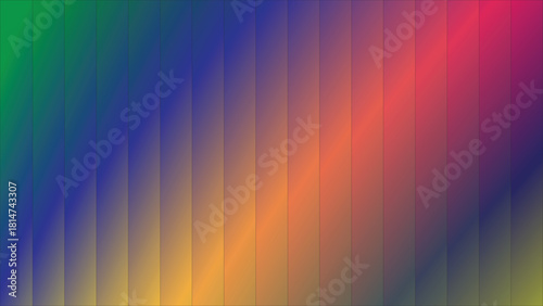 Vibrant Green Blue Pink Diagonal Rainbow Gradient with Vertical Stripes Abstract Background Wallpaper for Modern Digital Design