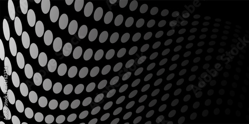 Dotted halftone gradient texture. Fading polka dot background. Repeated dots gradation pattern background. Black vanishing comic pop art overlay backdrop. Halftone raster effect wallpaper. Vector