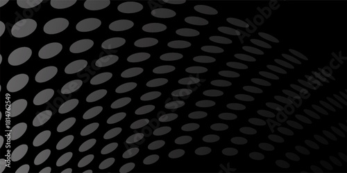 Dotted halftone gradient texture. Fading polka dot background. Repeated dots gradation pattern background. Black vanishing comic pop art overlay backdrop. Halftone raster effect wallpaper. Vector