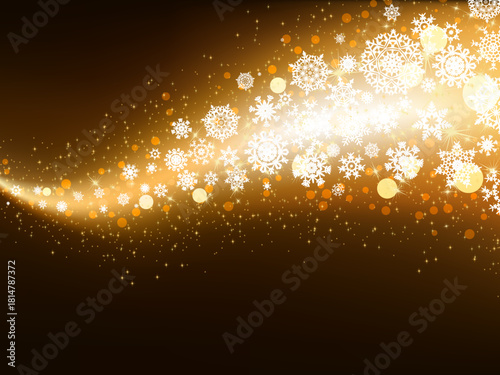 PNG transparent background with bright sparkle and abstract glow featuring holiday light blur and shiny gold decoration perfect for festive night wallpaper and modern Christmas 5.eps