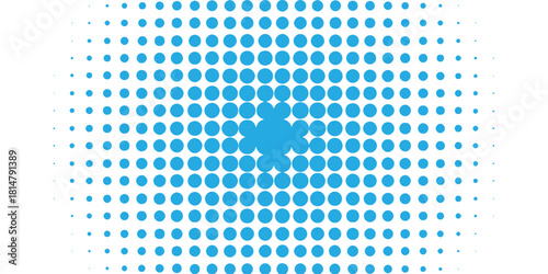 Light Sky Blue Halftone Texture