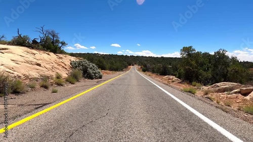 Utah Driving 4774 Natural Bridges National Monument