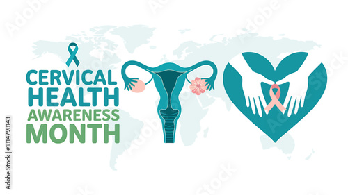 Cervical health awareness month global women's healthcare support