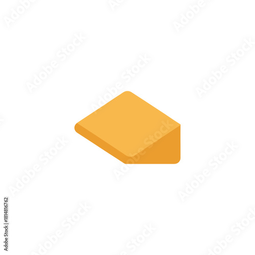 Construction material tile icon abstract modular shape design vector