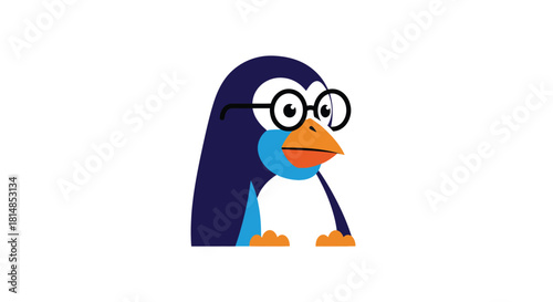 funny cartoon of penguin 