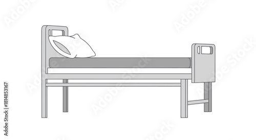 black and white sofa vector 