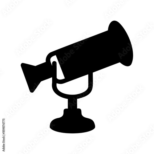 Cctv surveillance camera icon for security and monitoring Vector, illustration