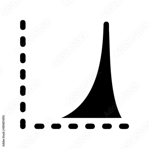 Scale up icon, expanding dimension symbol on white background Vector, illustration