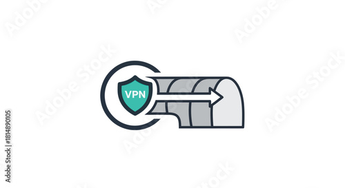 Secure Tunnel Icon