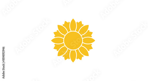 Stylized sunflower