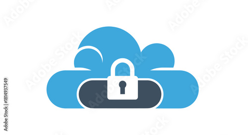 Cloud security icon