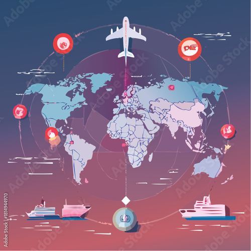 Global Logistics and Worldwide Transportation Network