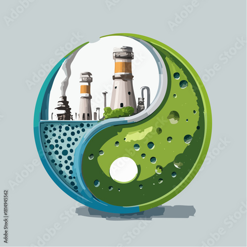 Yin Yang of Industry and Natures Balance 1