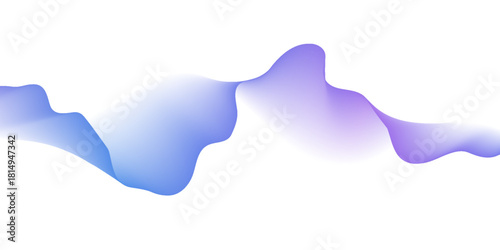 Modern abstract glowing wave background. Dynamic flowing wave lines design element. Futuristic technology and sound wave pattern. PNG file.