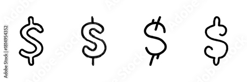 Map Location Pin Line Icon Set In Doodle Style. Navigation, Gps, And Geolocation Marker Outline Sketch Collection. Hand Drawn Isolated Vector Illustration