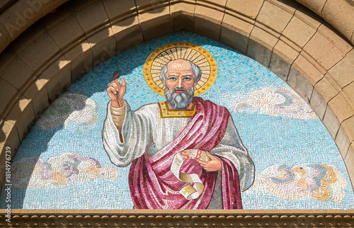 Foto Mosaic (19th century) of Saint Bartholomew