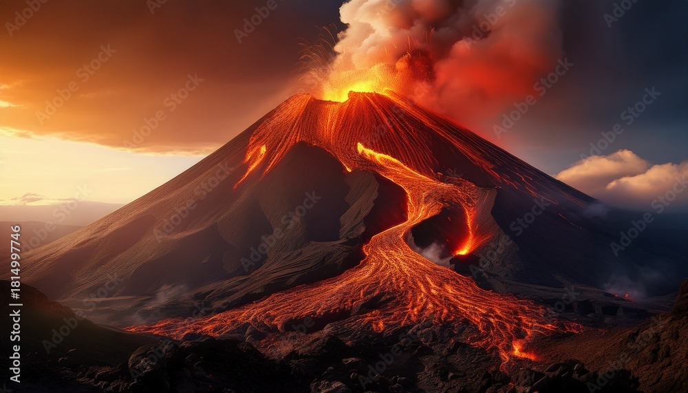 Fototapeta premium Inactive Volcano