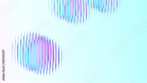 Ribbed glass background with refraction effect. Reeded glass with rainbow sunburst. Abstract background