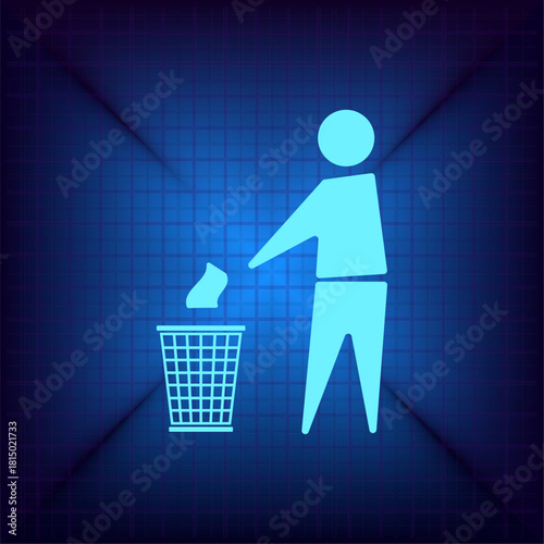 Vector illustration on a blue background