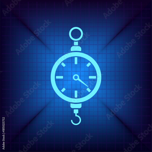 Vector illustration on a blue background