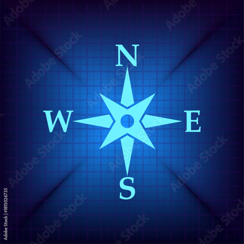 Vector illustration on a blue background