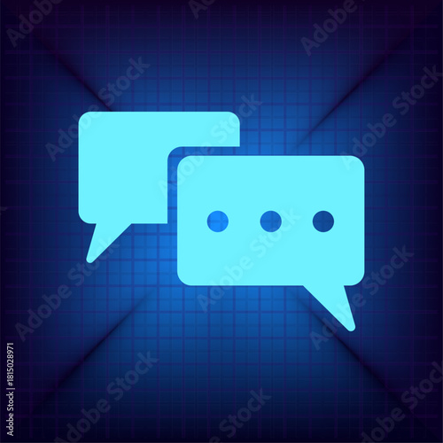 Vector illustration on a blue background