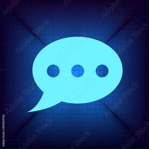 Vector illustration on a blue background