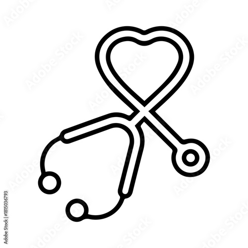 Heart Stethoscope Icon