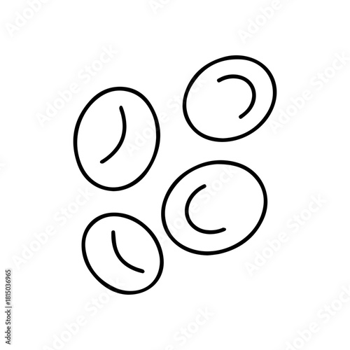 Red Blood Cells Outline