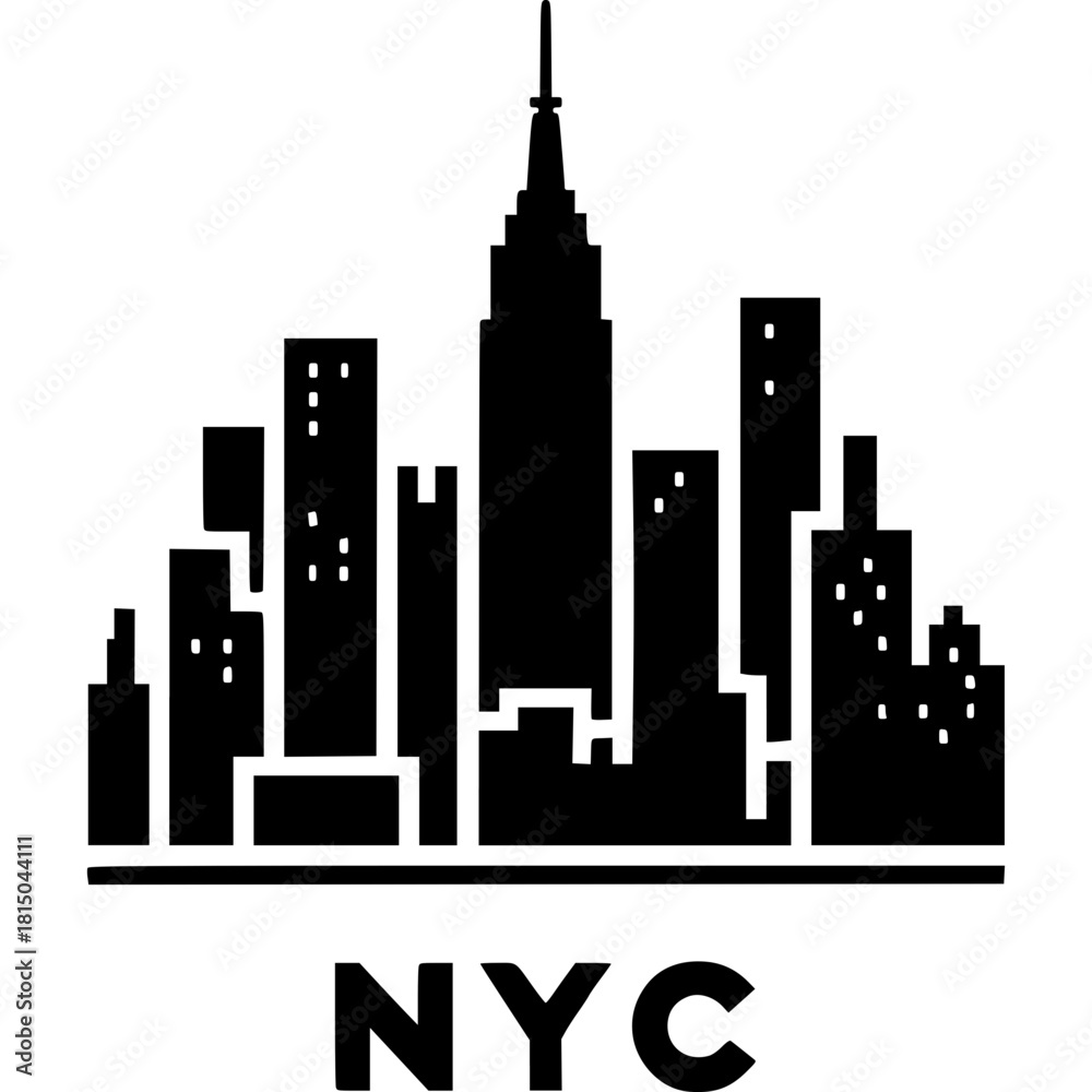 Naklejka premium New York City Icon Vector