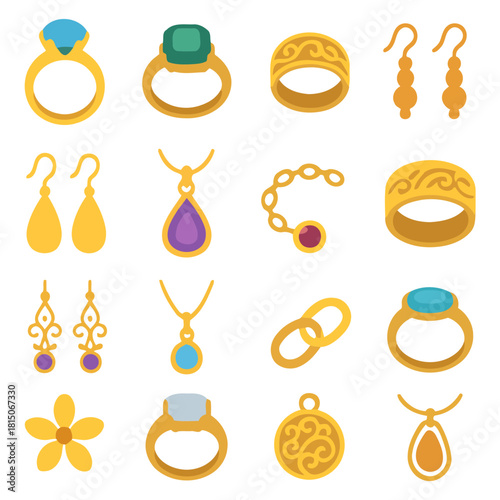 Jewelry Collection: An exquisite collection of radiant jewelry, each piece a testament to timeless elegance and opulent artistry. This collection offers a sparkling selection of rings, earrings.