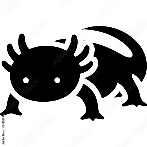 Axolotl Icon Vector