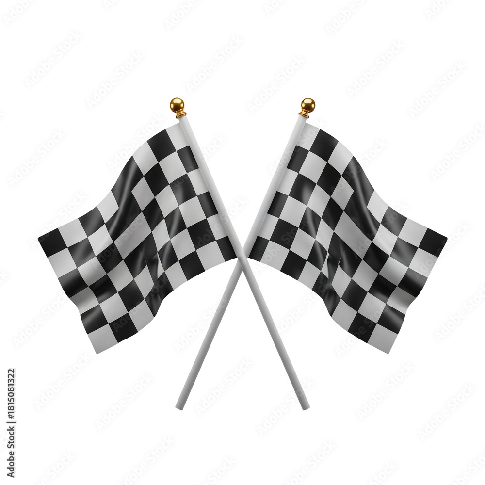 Fototapeta premium checkered racing flag
