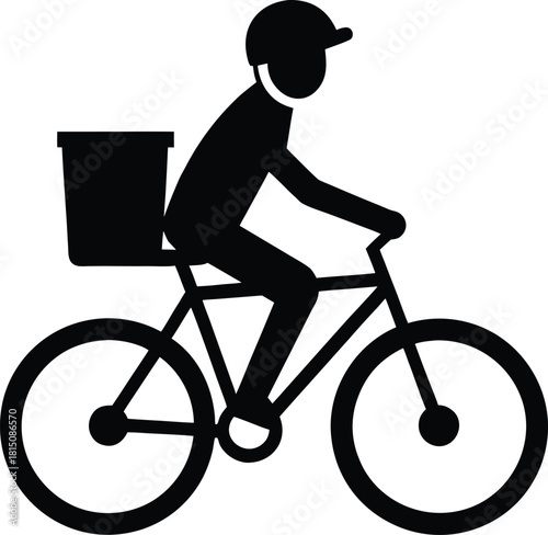 Bicycle Delivery Service Icon