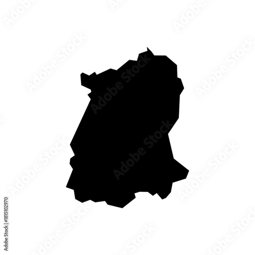 Sikkim (States and union territories of India, Federated states, Republic of India) map vector illustration, scribble sketch Sikkim state map