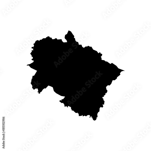 Uttarakhanda (States and union territories of India, Federated states, Republic of India) map vector illustration, scribble sketch Uttarakhanda state map