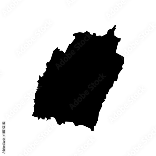 Manipur (States and union territories of India, Federated states, Republic of India) map vector illustration, scribble sketch Manipur state map