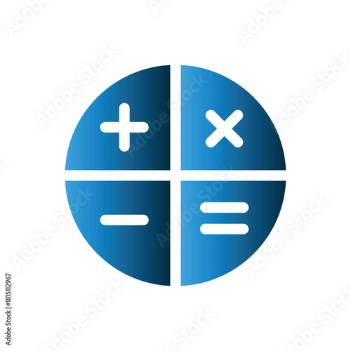 Calculator icon design template
